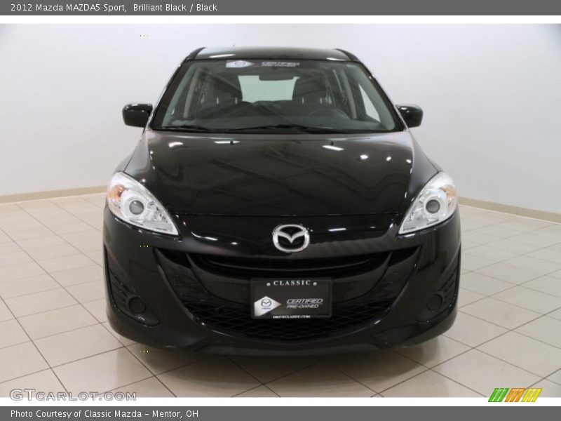 Brilliant Black / Black 2012 Mazda MAZDA5 Sport