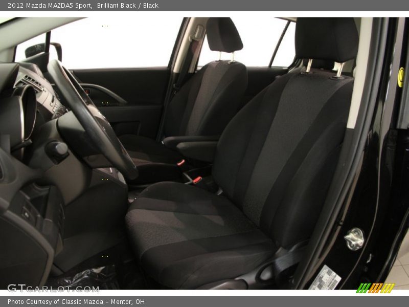 Brilliant Black / Black 2012 Mazda MAZDA5 Sport