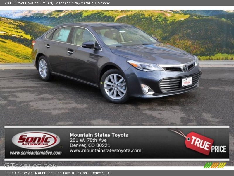 Magnetic Gray Metallic / Almond 2015 Toyota Avalon Limited
