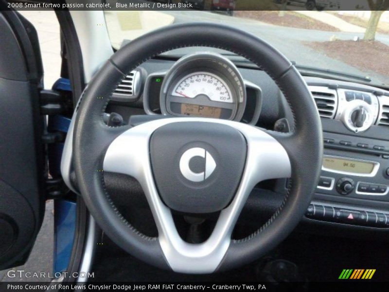 Blue Metallic / Design Black 2008 Smart fortwo passion cabriolet