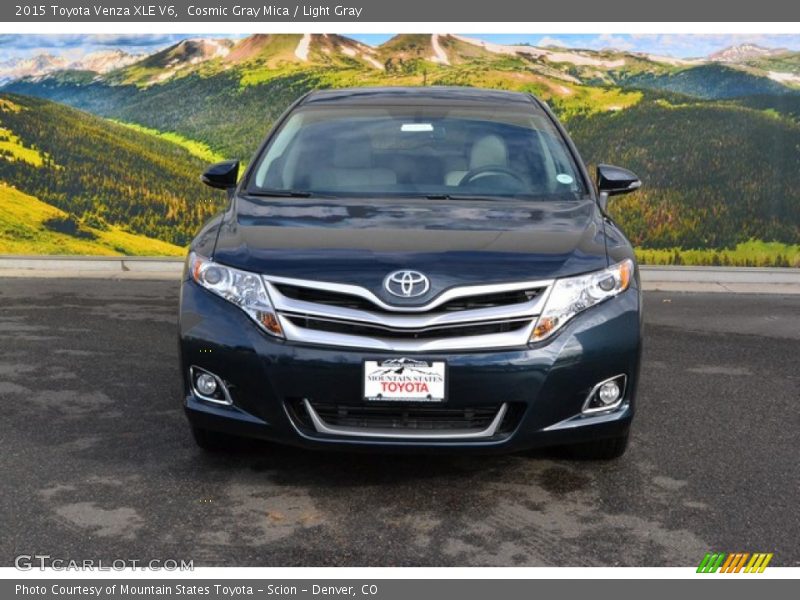 Cosmic Gray Mica / Light Gray 2015 Toyota Venza XLE V6