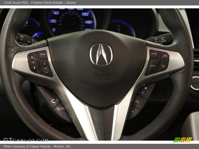 Polished Metal Metallic / Ebony 2008 Acura RDX