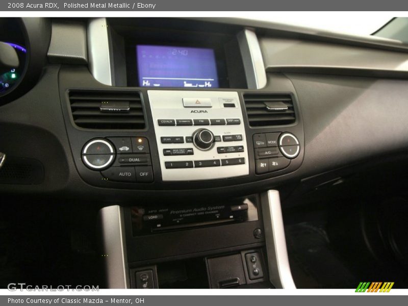 Polished Metal Metallic / Ebony 2008 Acura RDX