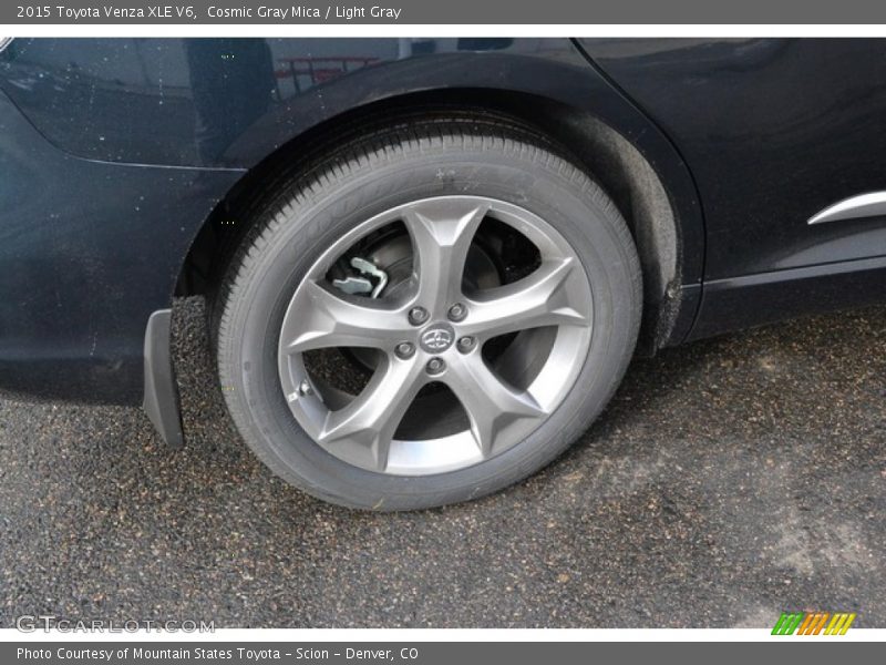 Cosmic Gray Mica / Light Gray 2015 Toyota Venza XLE V6