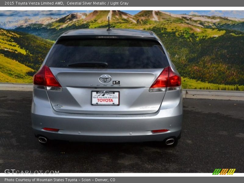 Celestial Silver Metallic / Light Gray 2015 Toyota Venza Limited AWD
