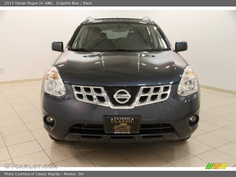 Graphite Blue / Black 2013 Nissan Rogue SV AWD