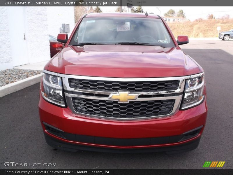 Crystal Red Tintcoat / Jet Black 2015 Chevrolet Suburban LS 4WD