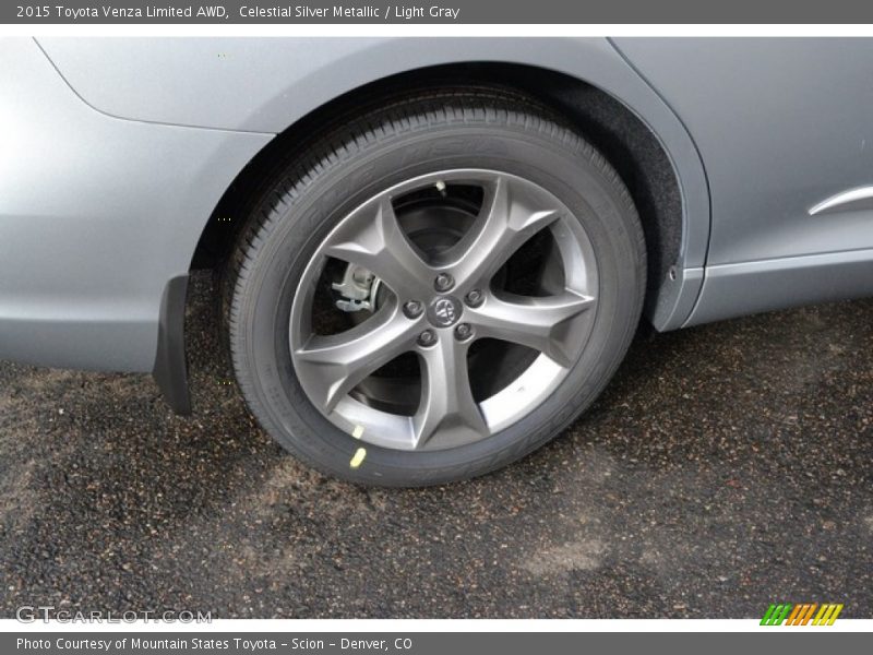 Celestial Silver Metallic / Light Gray 2015 Toyota Venza Limited AWD