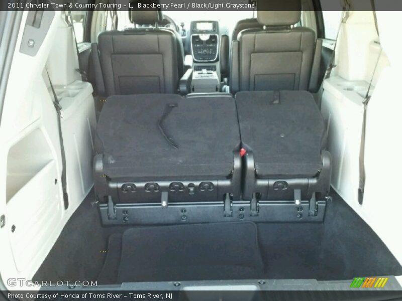 Blackberry Pearl / Black/Light Graystone 2011 Chrysler Town & Country Touring - L