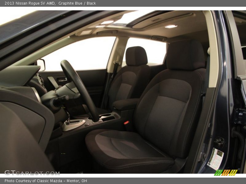Graphite Blue / Black 2013 Nissan Rogue SV AWD