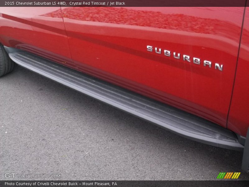 Crystal Red Tintcoat / Jet Black 2015 Chevrolet Suburban LS 4WD