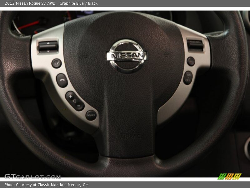 Graphite Blue / Black 2013 Nissan Rogue SV AWD