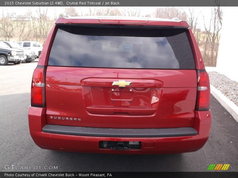 Crystal Red Tintcoat / Jet Black 2015 Chevrolet Suburban LS 4WD