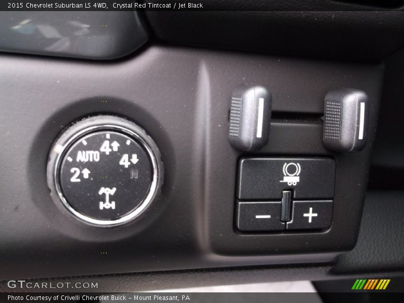 Crystal Red Tintcoat / Jet Black 2015 Chevrolet Suburban LS 4WD