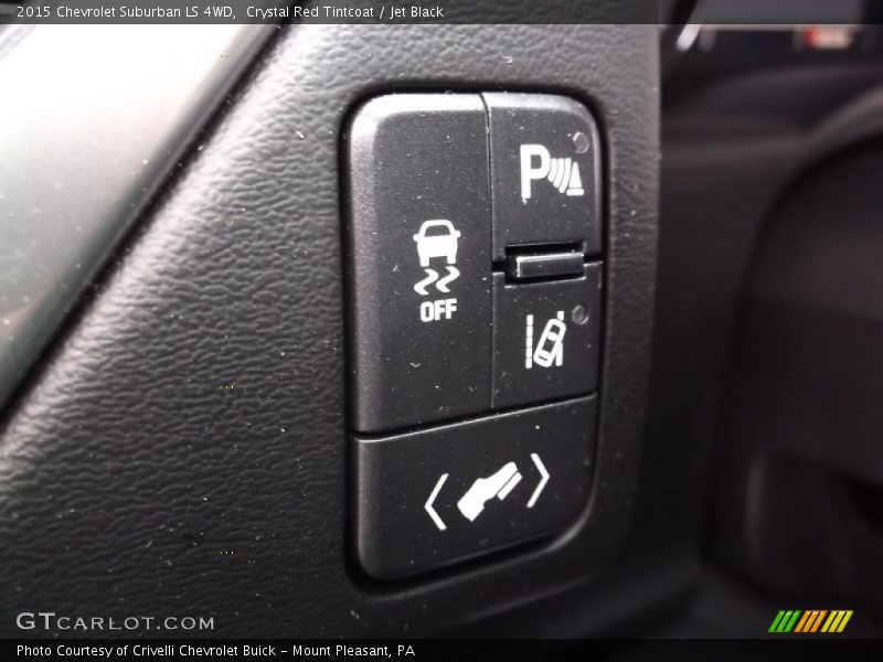 Crystal Red Tintcoat / Jet Black 2015 Chevrolet Suburban LS 4WD