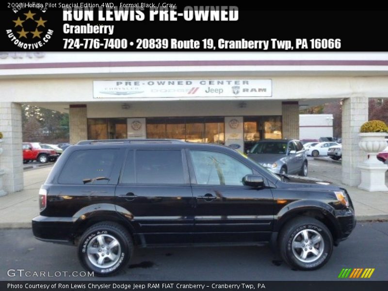 Formal Black / Gray 2008 Honda Pilot Special Edition 4WD