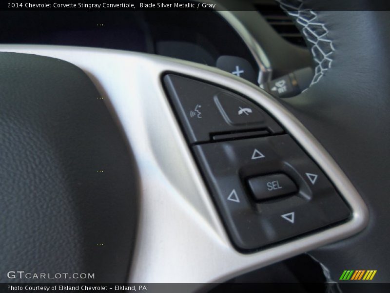 Blade Silver Metallic / Gray 2014 Chevrolet Corvette Stingray Convertible