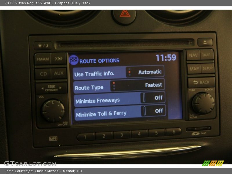 Graphite Blue / Black 2013 Nissan Rogue SV AWD