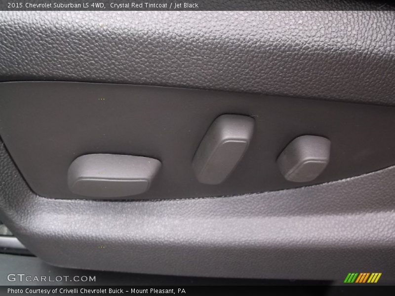 Crystal Red Tintcoat / Jet Black 2015 Chevrolet Suburban LS 4WD