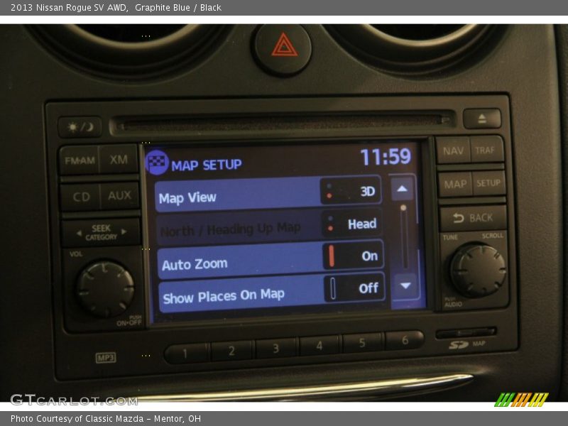 Graphite Blue / Black 2013 Nissan Rogue SV AWD