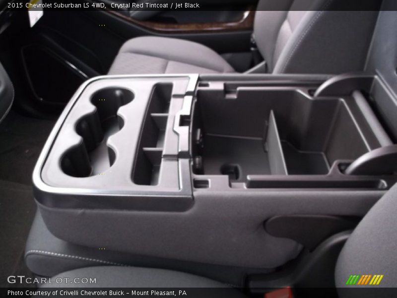 Crystal Red Tintcoat / Jet Black 2015 Chevrolet Suburban LS 4WD