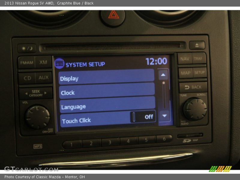 Graphite Blue / Black 2013 Nissan Rogue SV AWD