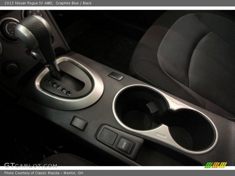 Graphite Blue / Black 2013 Nissan Rogue SV AWD