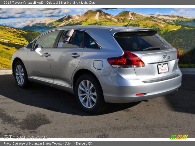 Celestial Silver Metallic / Light Gray 2015 Toyota Venza LE AWD