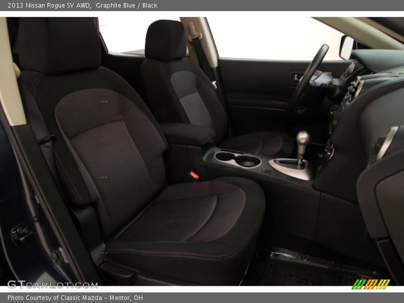 Graphite Blue / Black 2013 Nissan Rogue SV AWD