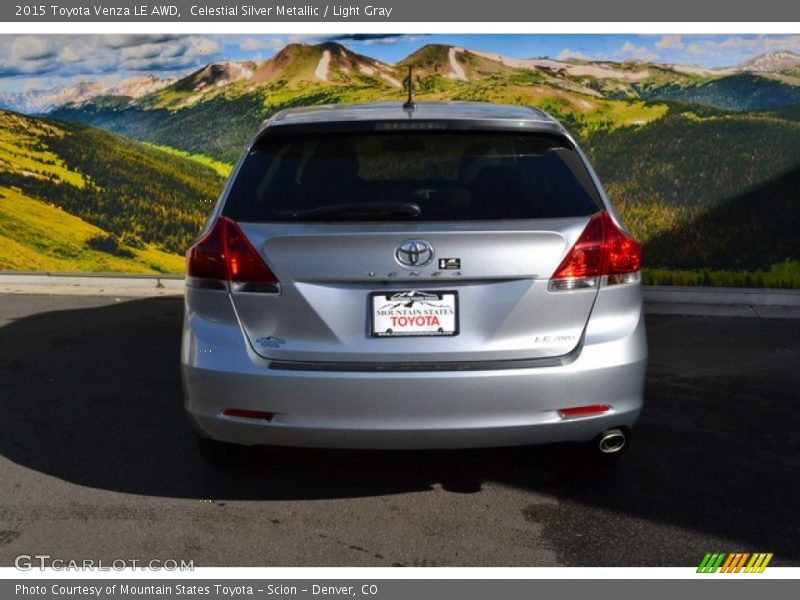 Celestial Silver Metallic / Light Gray 2015 Toyota Venza LE AWD