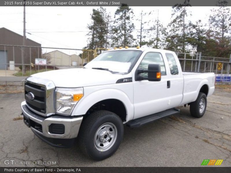 Oxford White / Steel 2015 Ford F350 Super Duty XL Super Cab 4x4
