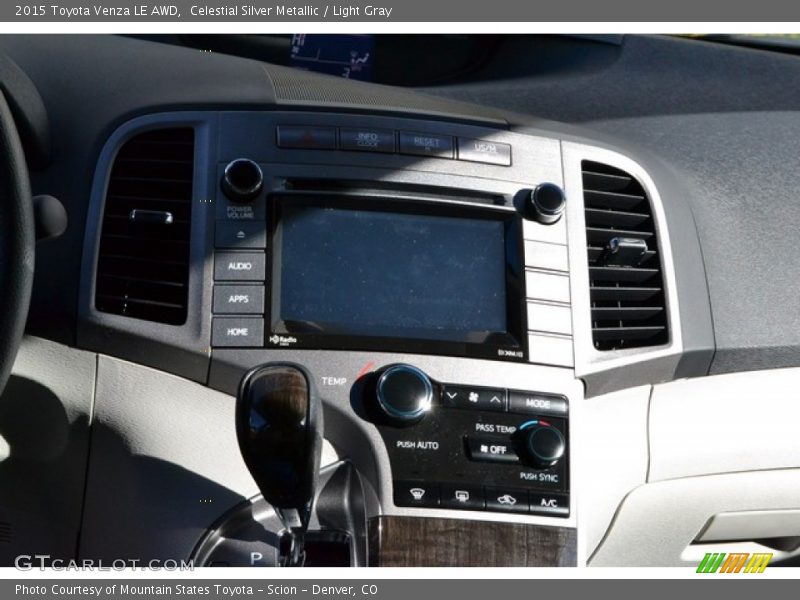 Celestial Silver Metallic / Light Gray 2015 Toyota Venza LE AWD
