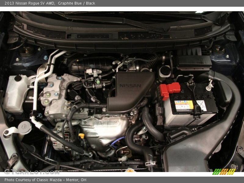 Graphite Blue / Black 2013 Nissan Rogue SV AWD