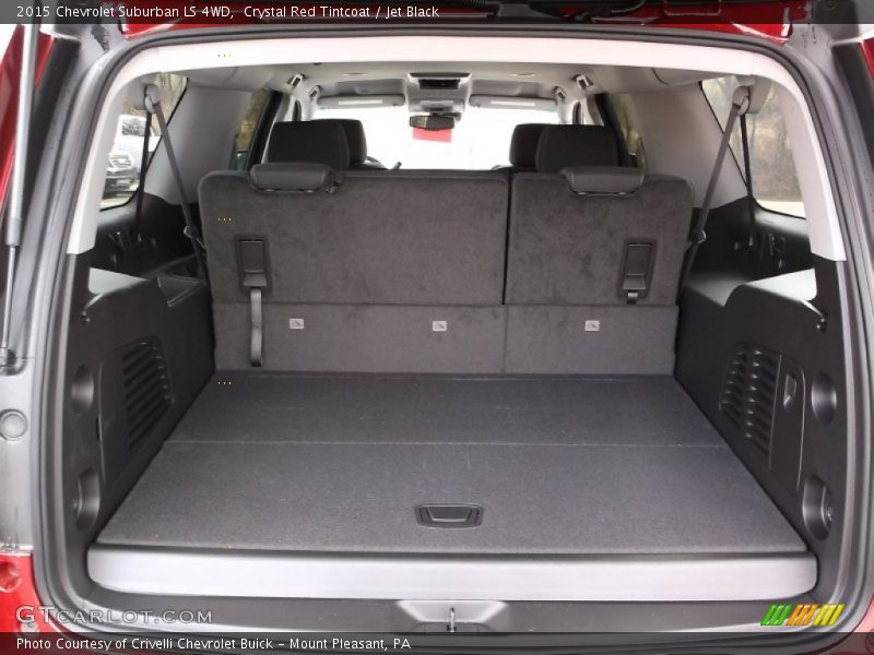 Crystal Red Tintcoat / Jet Black 2015 Chevrolet Suburban LS 4WD