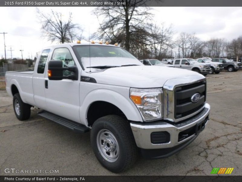 Oxford White / Steel 2015 Ford F350 Super Duty XL Super Cab 4x4