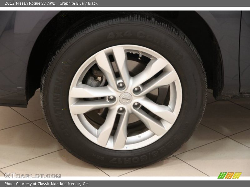 Graphite Blue / Black 2013 Nissan Rogue SV AWD