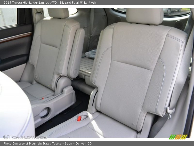 Blizzard Pearl White / Ash 2015 Toyota Highlander Limited AWD