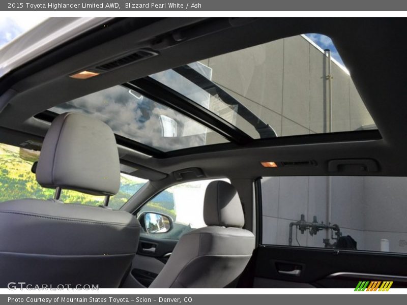 Blizzard Pearl White / Ash 2015 Toyota Highlander Limited AWD