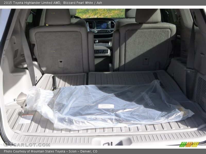Blizzard Pearl White / Ash 2015 Toyota Highlander Limited AWD