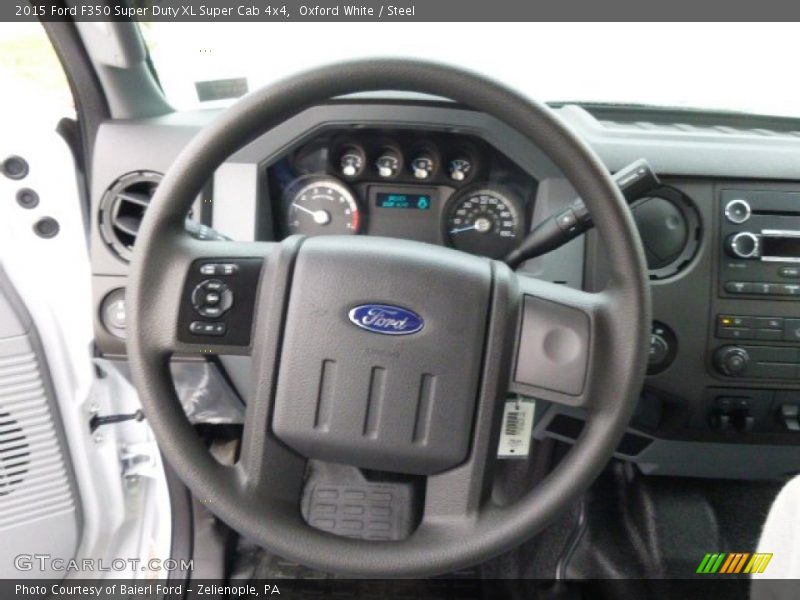 Oxford White / Steel 2015 Ford F350 Super Duty XL Super Cab 4x4