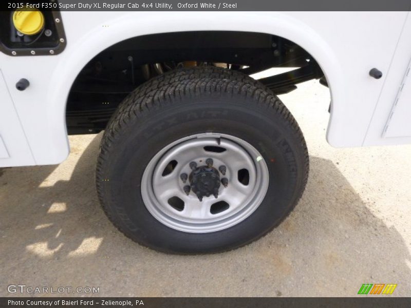 Oxford White / Steel 2015 Ford F350 Super Duty XL Regular Cab 4x4 Utility