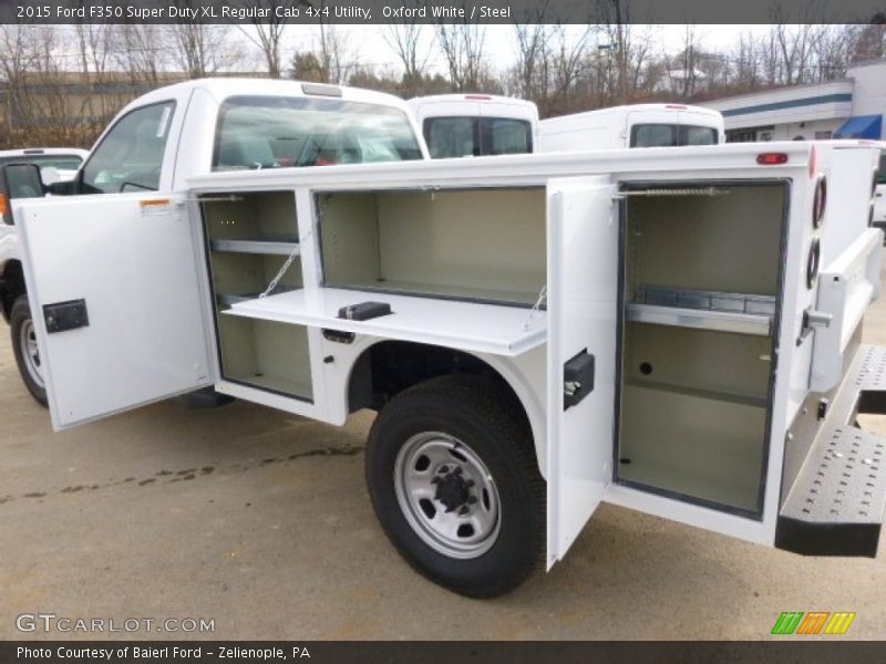 Oxford White / Steel 2015 Ford F350 Super Duty XL Regular Cab 4x4 Utility