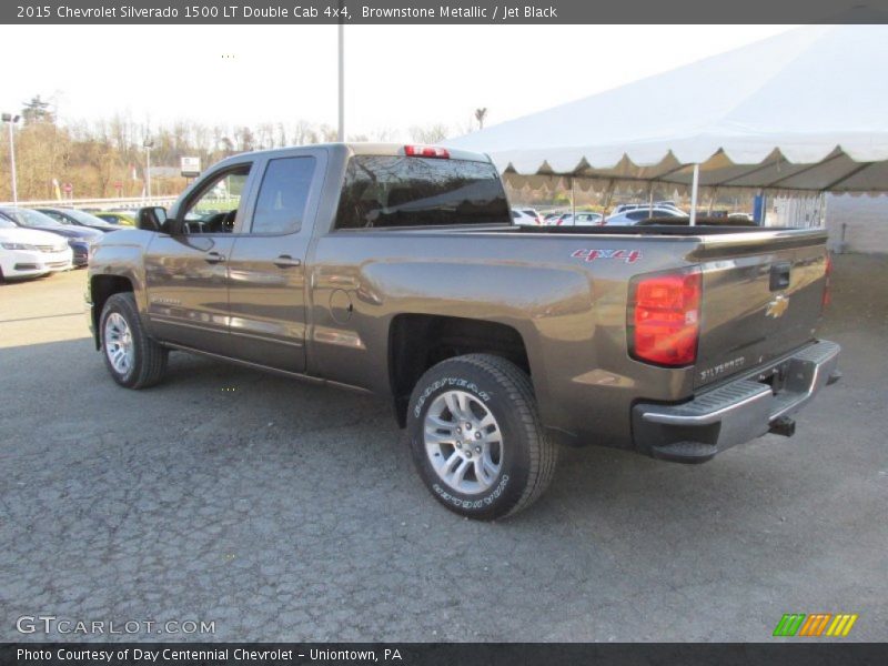 Brownstone Metallic / Jet Black 2015 Chevrolet Silverado 1500 LT Double Cab 4x4