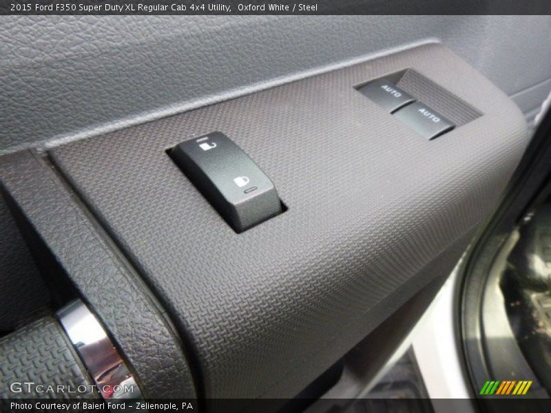 Oxford White / Steel 2015 Ford F350 Super Duty XL Regular Cab 4x4 Utility