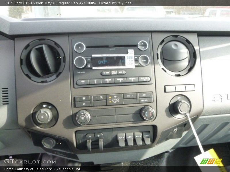 Oxford White / Steel 2015 Ford F350 Super Duty XL Regular Cab 4x4 Utility