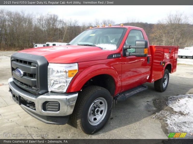 Front 3/4 View of 2015 F350 Super Duty XL Regular Cab 4x4 Utility