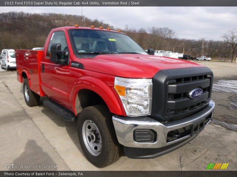Front 3/4 View of 2015 F350 Super Duty XL Regular Cab 4x4 Utility