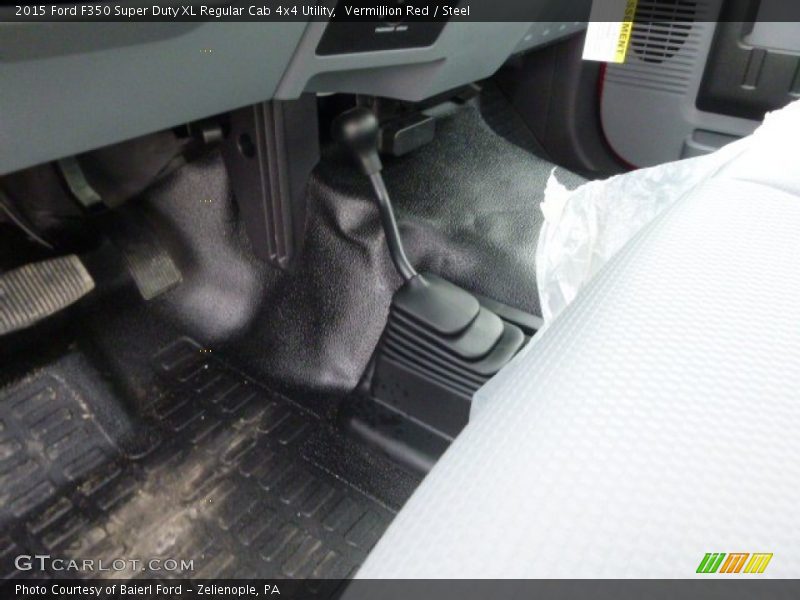 Vermillion Red / Steel 2015 Ford F350 Super Duty XL Regular Cab 4x4 Utility