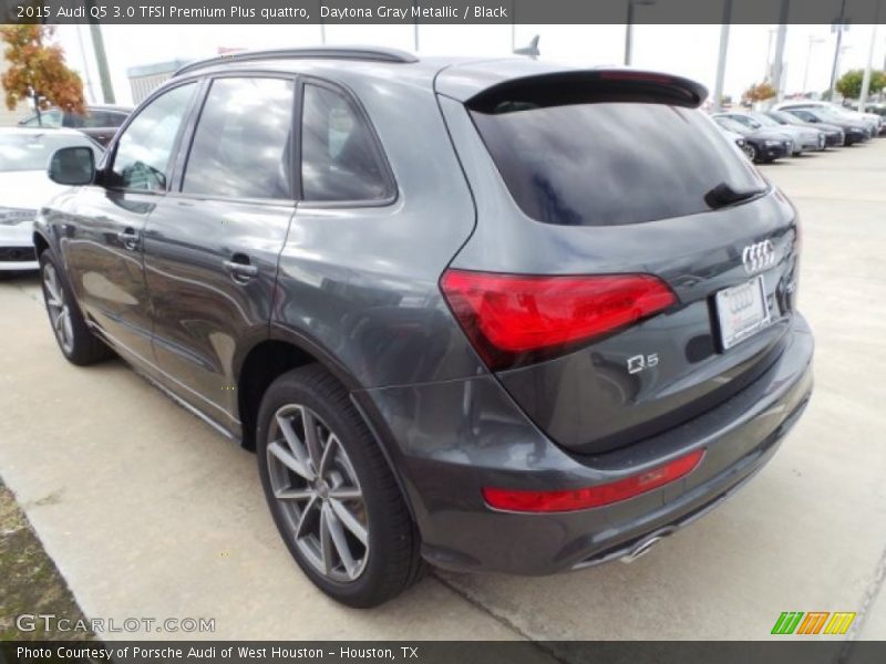 Daytona Gray Metallic / Black 2015 Audi Q5 3.0 TFSI Premium Plus quattro