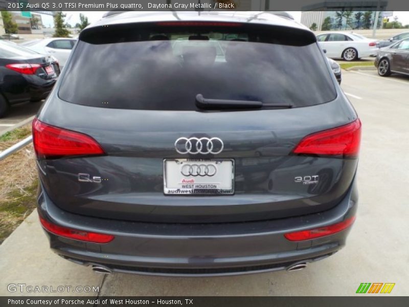 Daytona Gray Metallic / Black 2015 Audi Q5 3.0 TFSI Premium Plus quattro